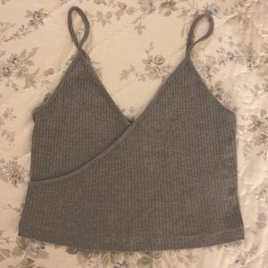 Never worn, TOP SHOP gray cami!